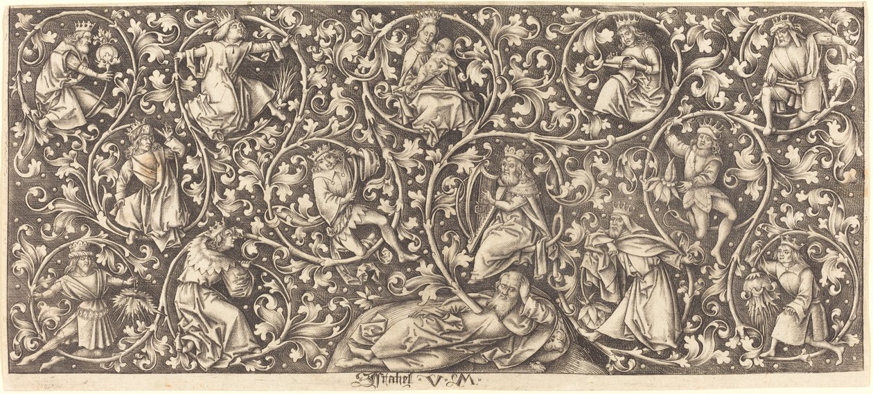 Ornament with the Tree of Jesse by Israhel van Meckenem