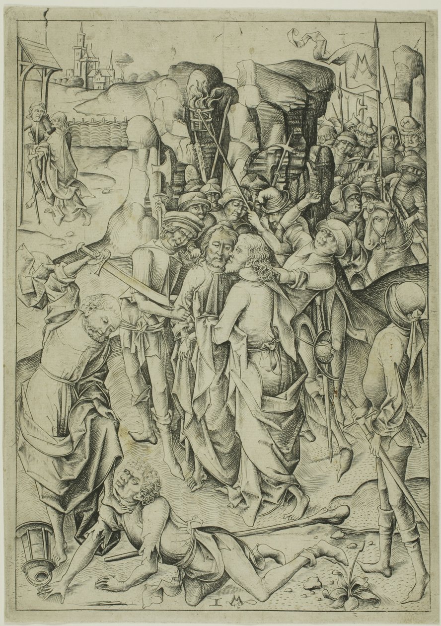 The Betrayal by Israhel van Meckenem the younger