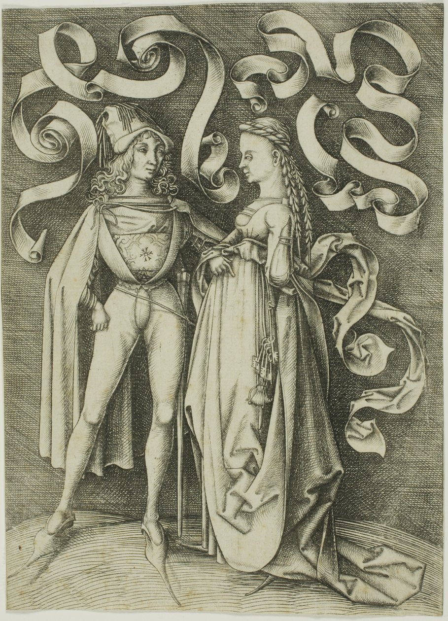 The Knight and the Lady by Israhel van Meckenem the younger