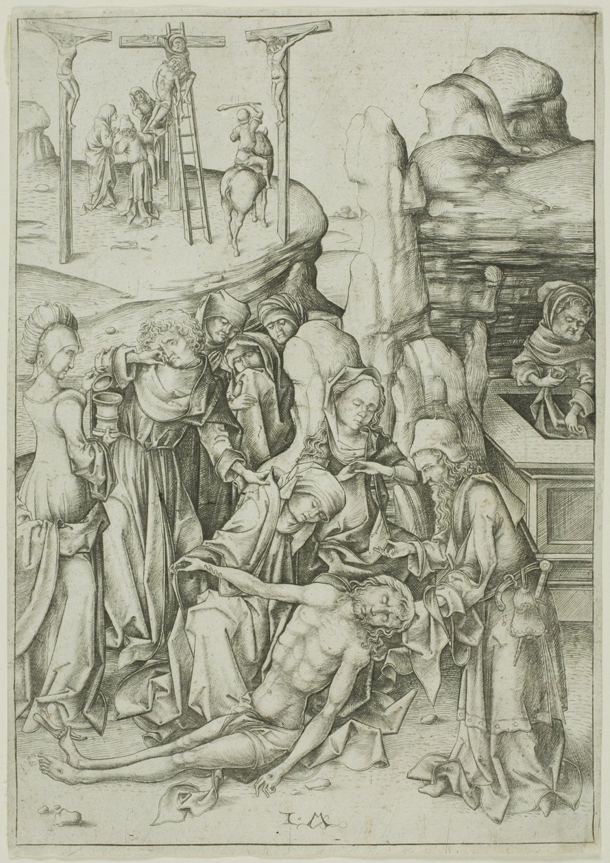 The Lamentation by Israhel van Meckenem the younger