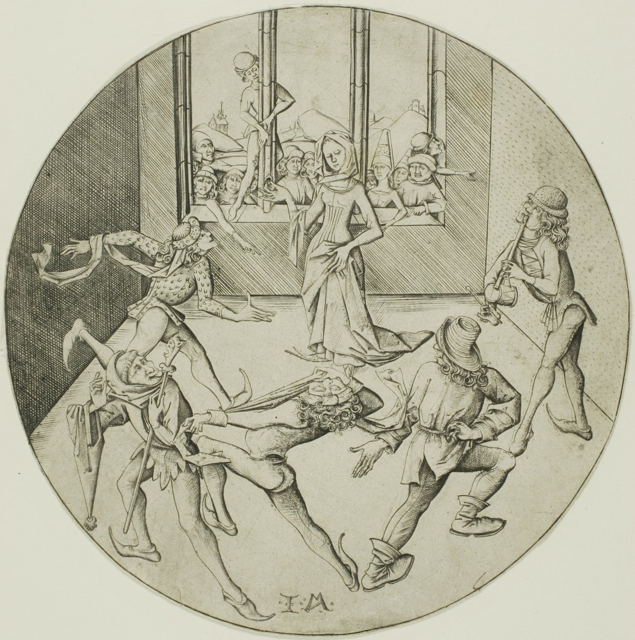 The Morris Dancers by Israhel van Meckenem the younger