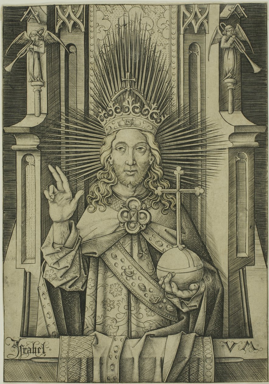 The Saviour by Israhel van Meckenem the younger