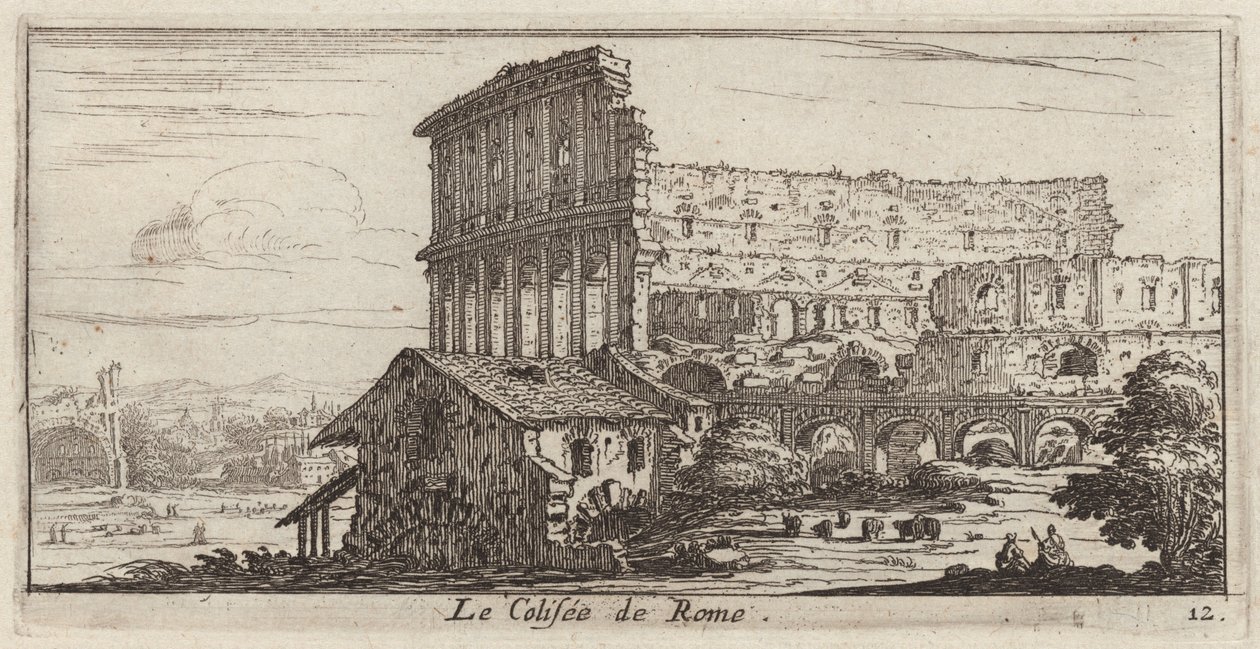 The Colosseum of Rome by Israël Silvestre