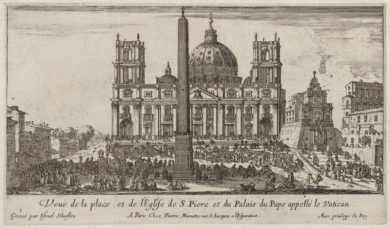 View of the Place and Church of St. Peter and the Pope