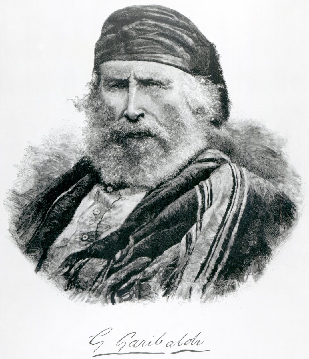 Portrait of Giuseppe Garibaldi by Italian School