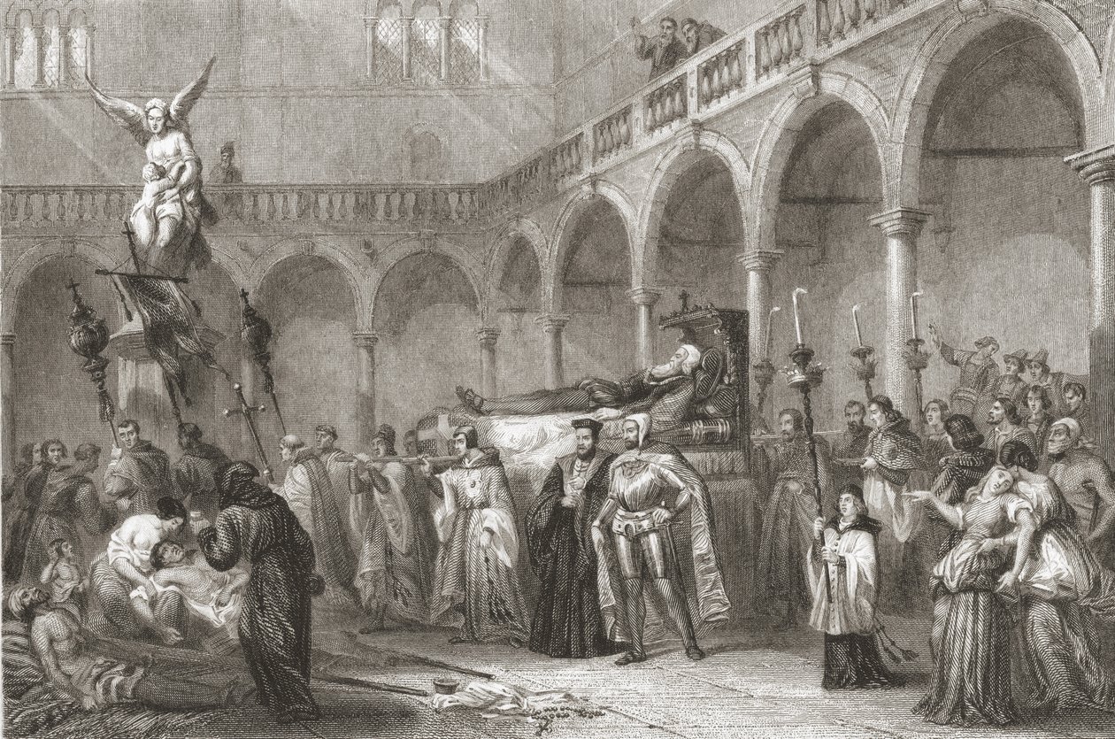 The Funeral of Titian by Italian School
