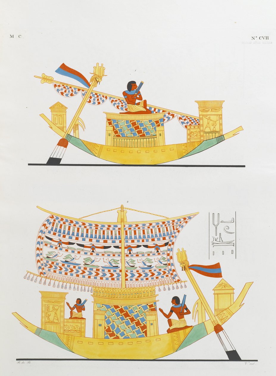 Two boats by Italian School
