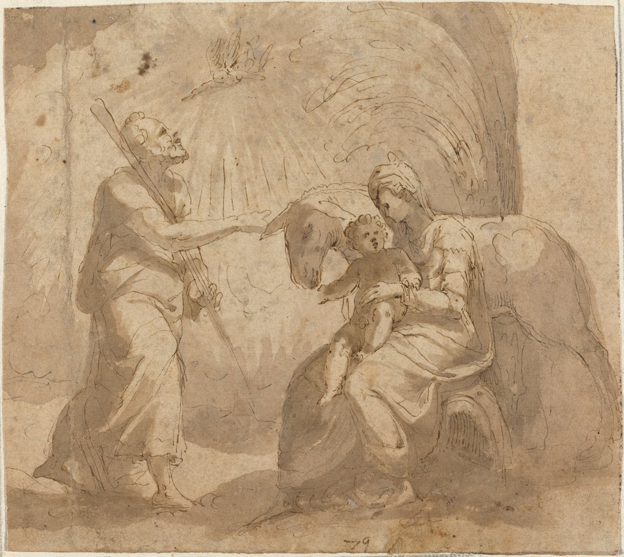 The Rest on the Flight into Egypt by Italian 16th Century