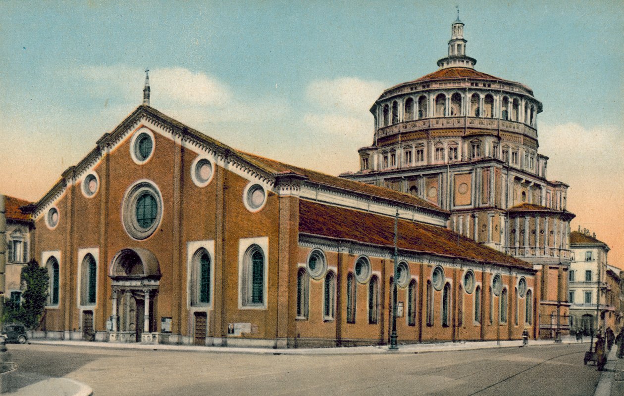 Milan, Church of Santa Maria delle Grazie by Italian Photographer