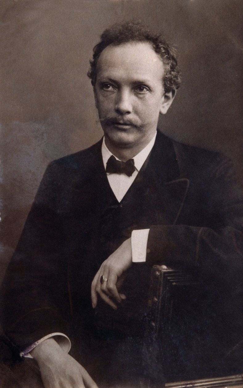 Portrait of German composer Richard Strauss by Italian Photographer