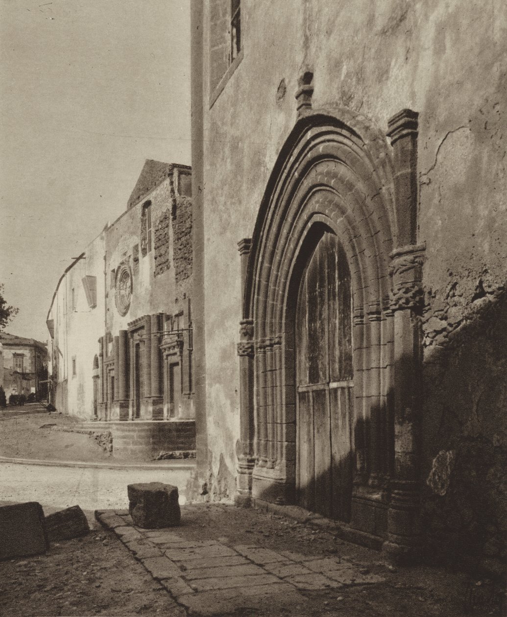 Sciacca, Gothic Portal by Italian Photographer