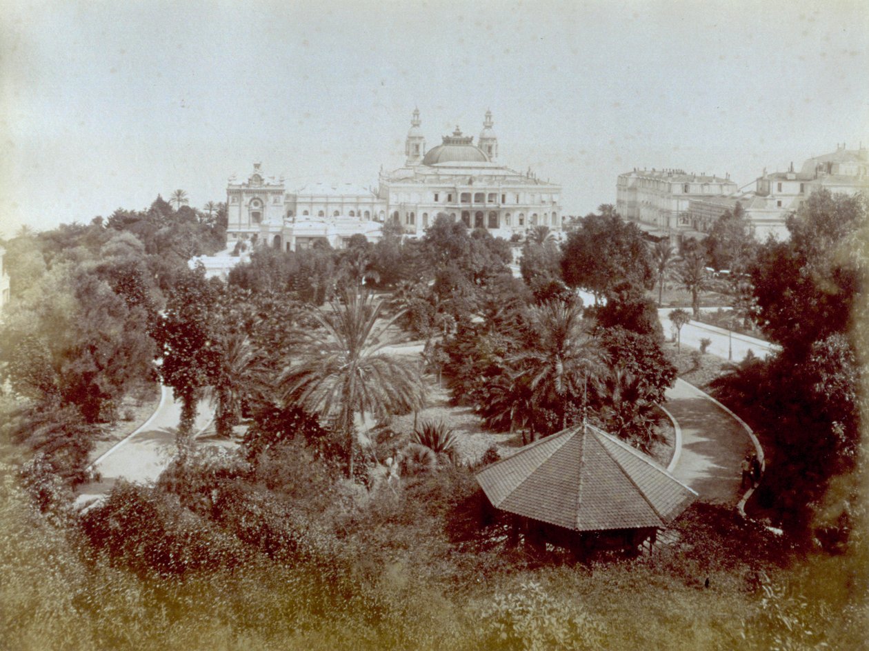 The Boulengrins Gardens annexed to the Casino in Montecarlo by Italian Photographer