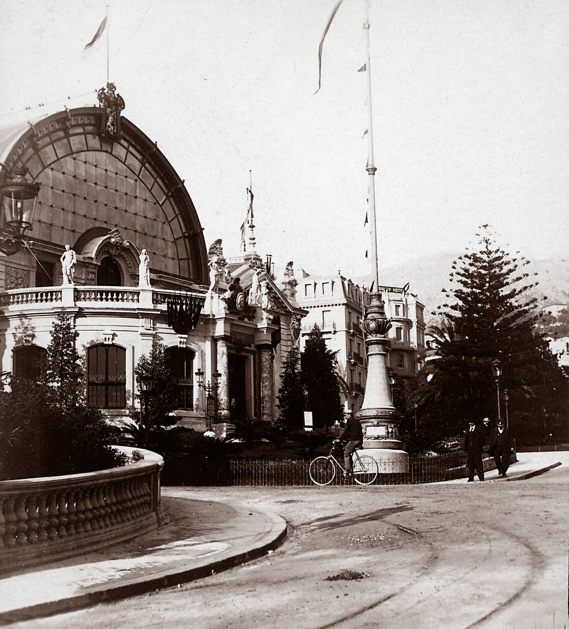 The Entrance to the Fine Arts Exposition in Montecarlo, 25/02/1898 by Italian Photographer