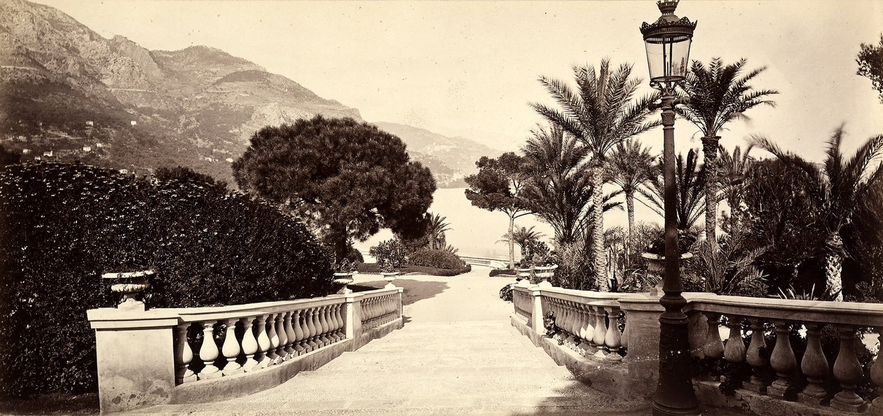 The Garden of the Casino of Montecarlo, in the Principality of Monaco by Italian Photographer