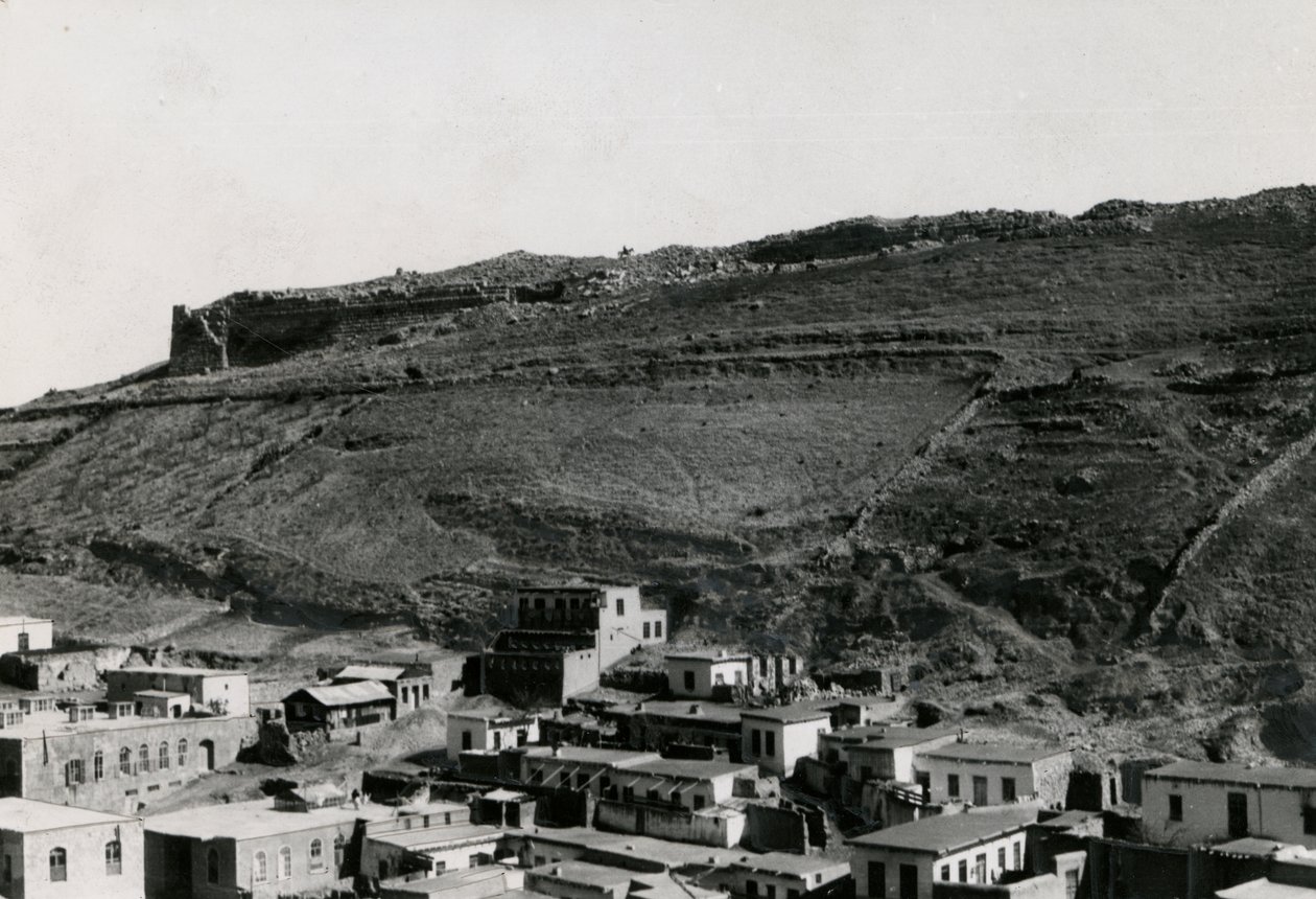 View of Hellenistic Walls in Northeast Corner of Acropolis, Amman, Jordan by Italian Photographer
