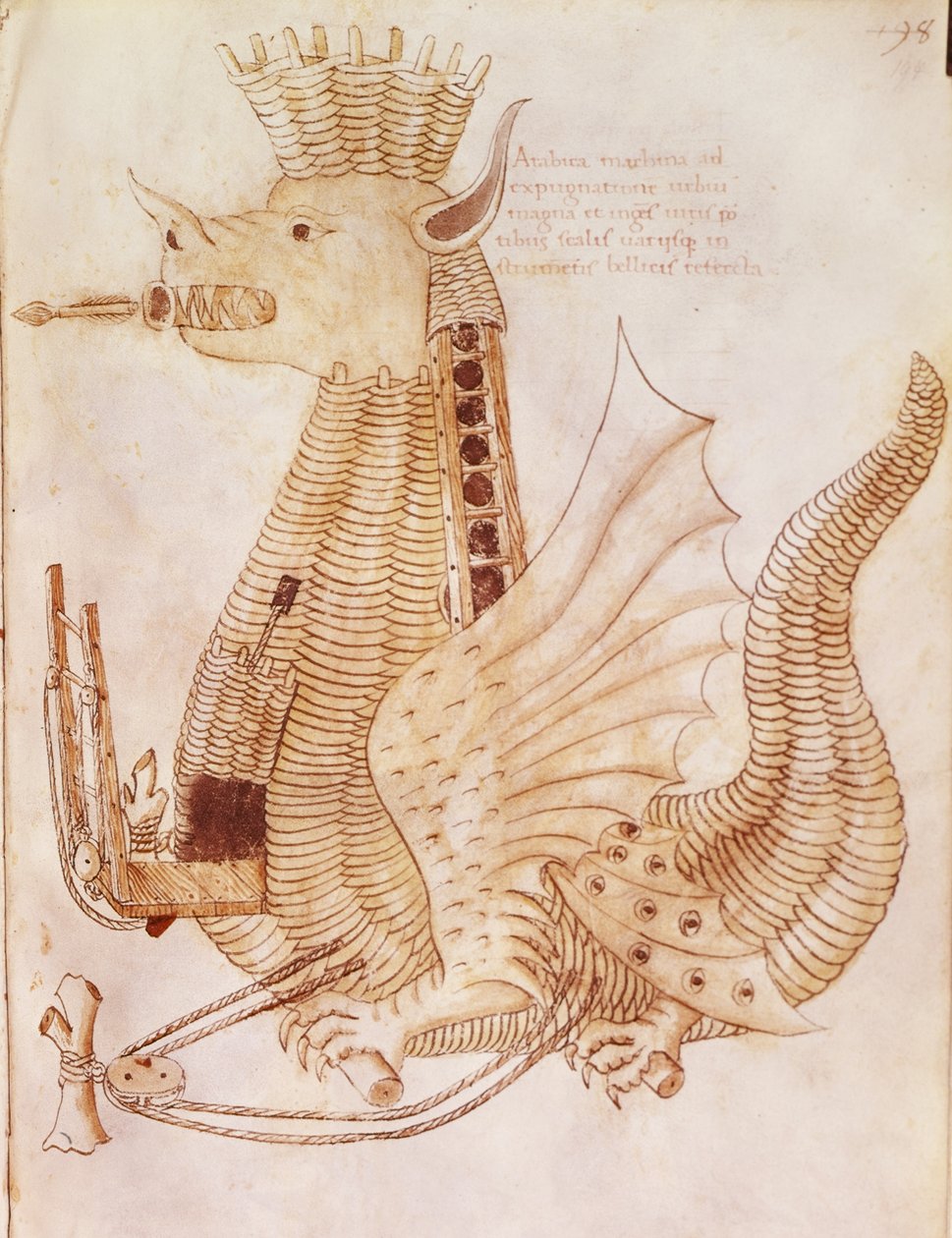 Design for a siege engine, from 