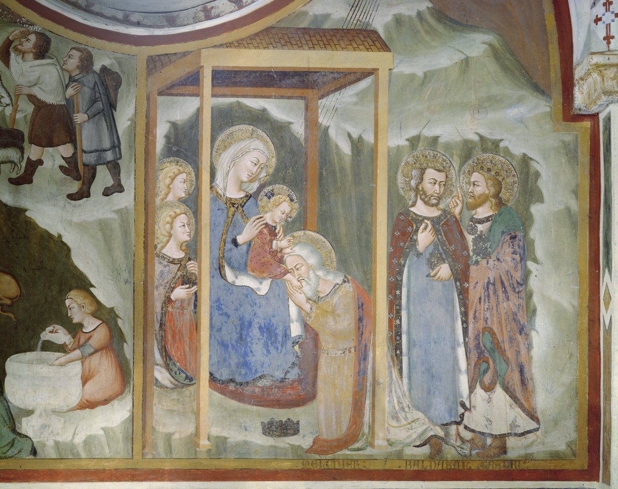 Adoration of the Magi, Chapel of Our Lady by Italian School