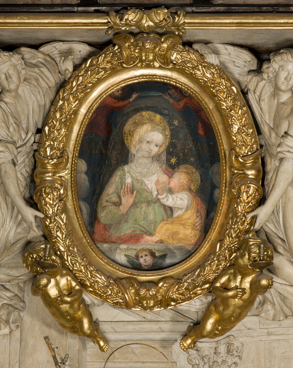 Altar of St. Eusebius, Our Lady of Peace (15th Century) by Italian School