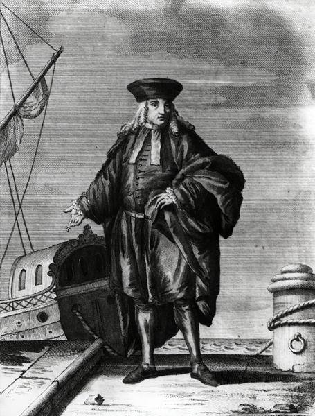 An Admiral from the Venetian Arsenal (engraving) by Italian School