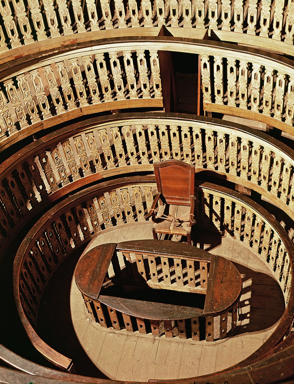 Anatomical theatre, built 1594-95 by Italian School