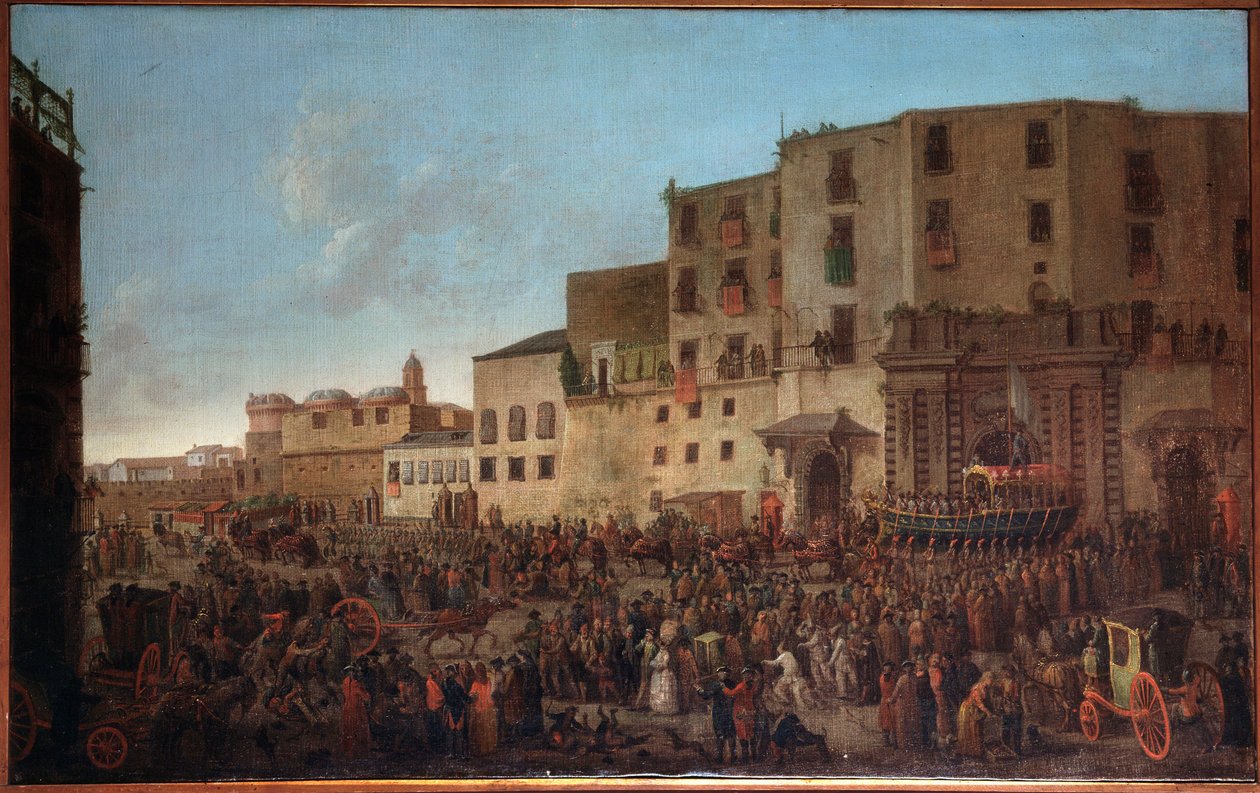 Carnival in Naples, Italy by Italian School