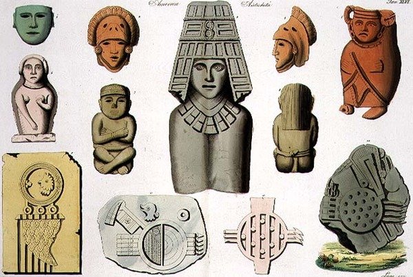 Central American Antiquities, plate 46 from 