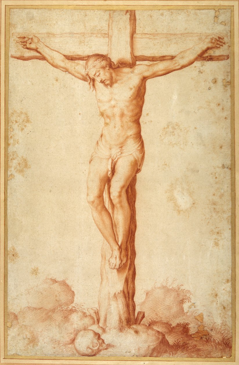 Christ Crucified on Golgotha by Italian School