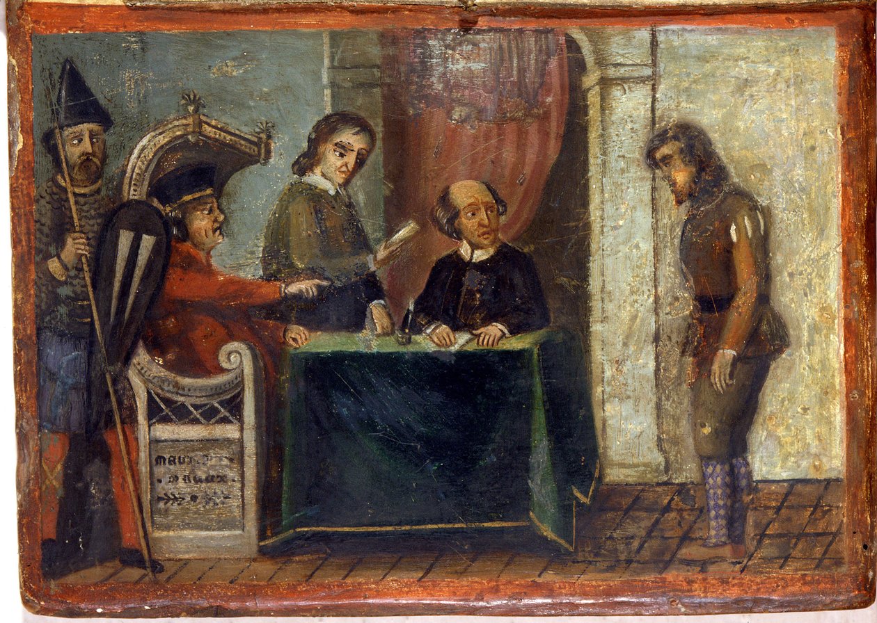 Conviction of a Citizen in the Presence of the Judge and City Representatives by Italian School