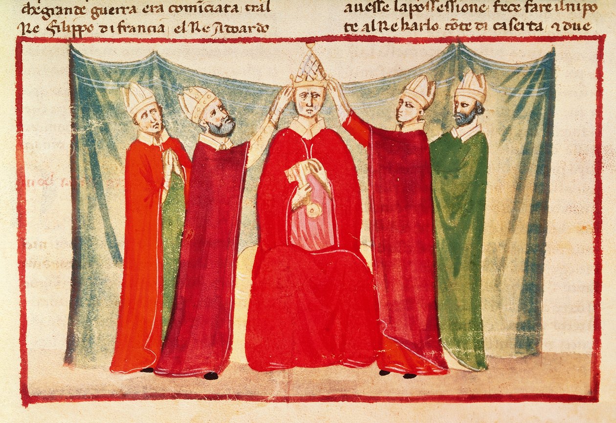 Coronation of Pope Boniface VIII by Italian School
