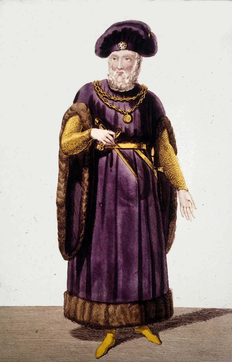 Costume for Marino Faliero in the Opera by Gaetano Donizetti by Italian School