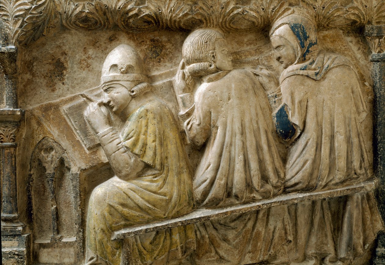 Detail Representing Students Following the Course of Bonifacio Galluzzi by Italian School