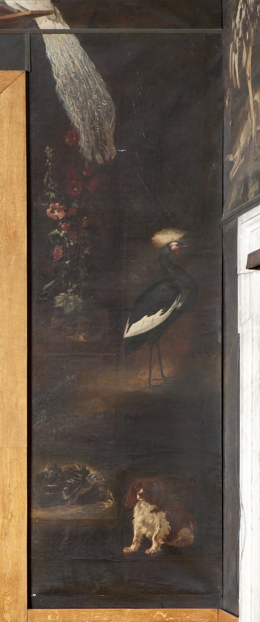 Dog and Grey Crowned Crane, Myth of Orpheus by Italian School