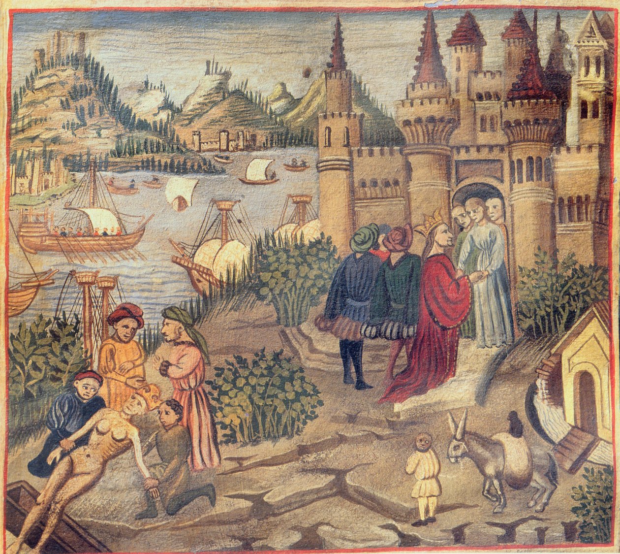 Facsimile of the School of Salerno, from the Canon of Medicine by Avicenna by Italian School