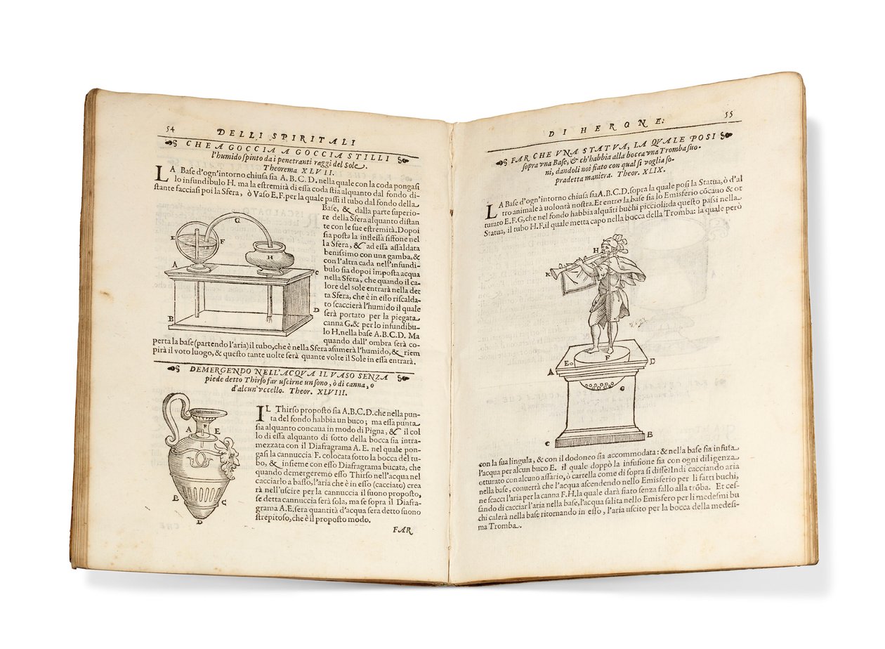 First Edition of Aleotti’s Translation of Hero