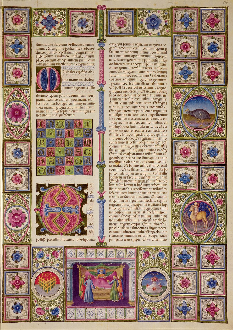 Opening of the First Book of Maccabees, from the Borso d