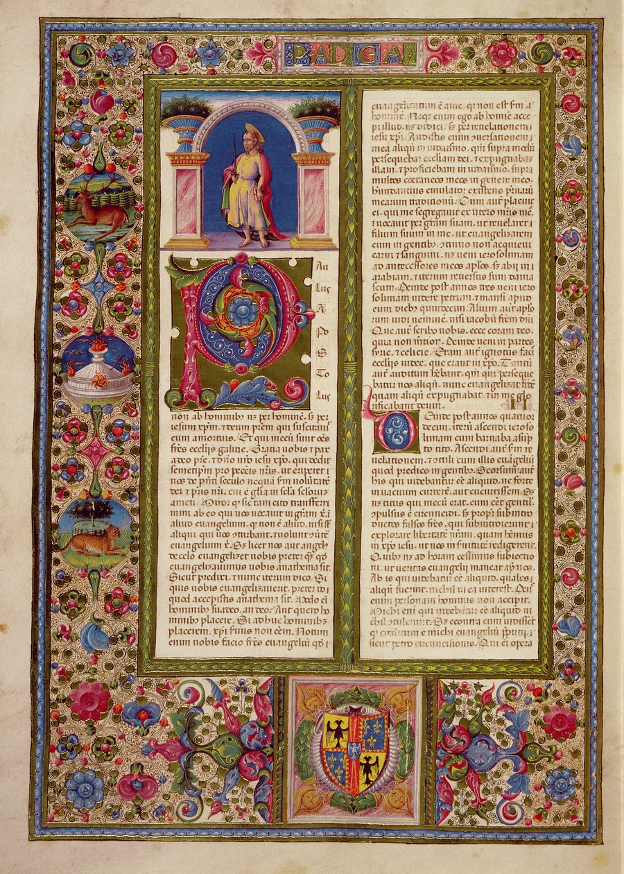 Letter from St. Paul to Cortina, from the Borso d