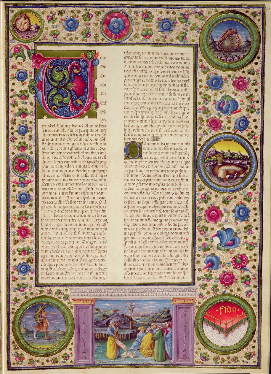 Book of the Prophet Joel, from the Borso d