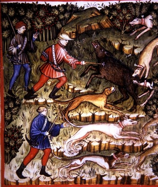 Hunting Animals, illustration from 