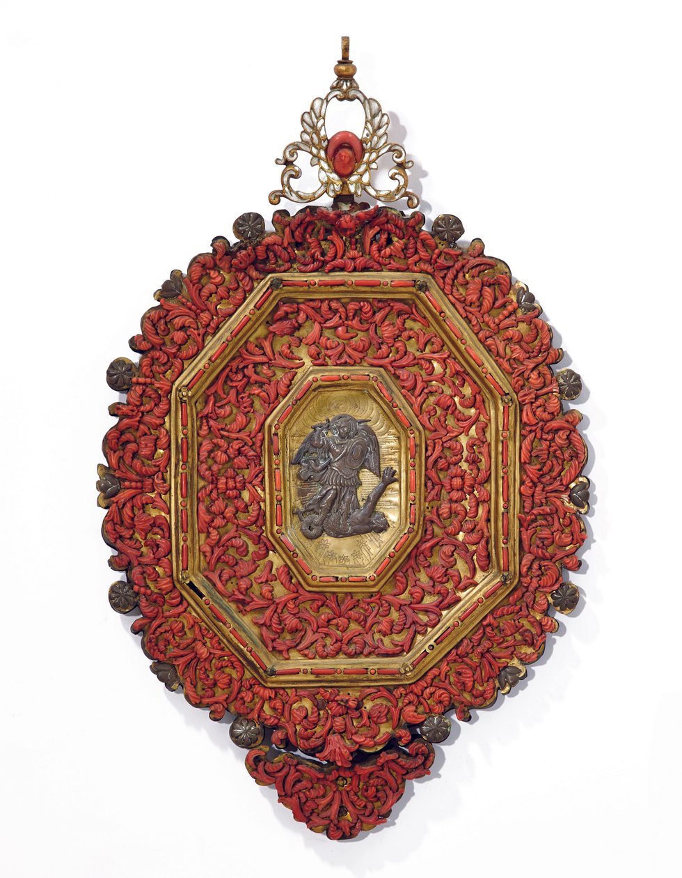 Frame Depicting the Triumph of Saint Michael, Trapani, First Half of the 17th Century by Italian School