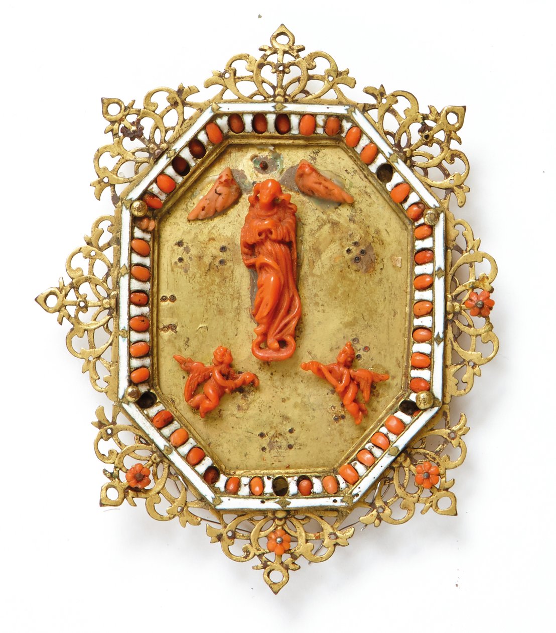 Frame Depicting the Virgin Immaculate, Trapani, Mid 17th Century by Italian School