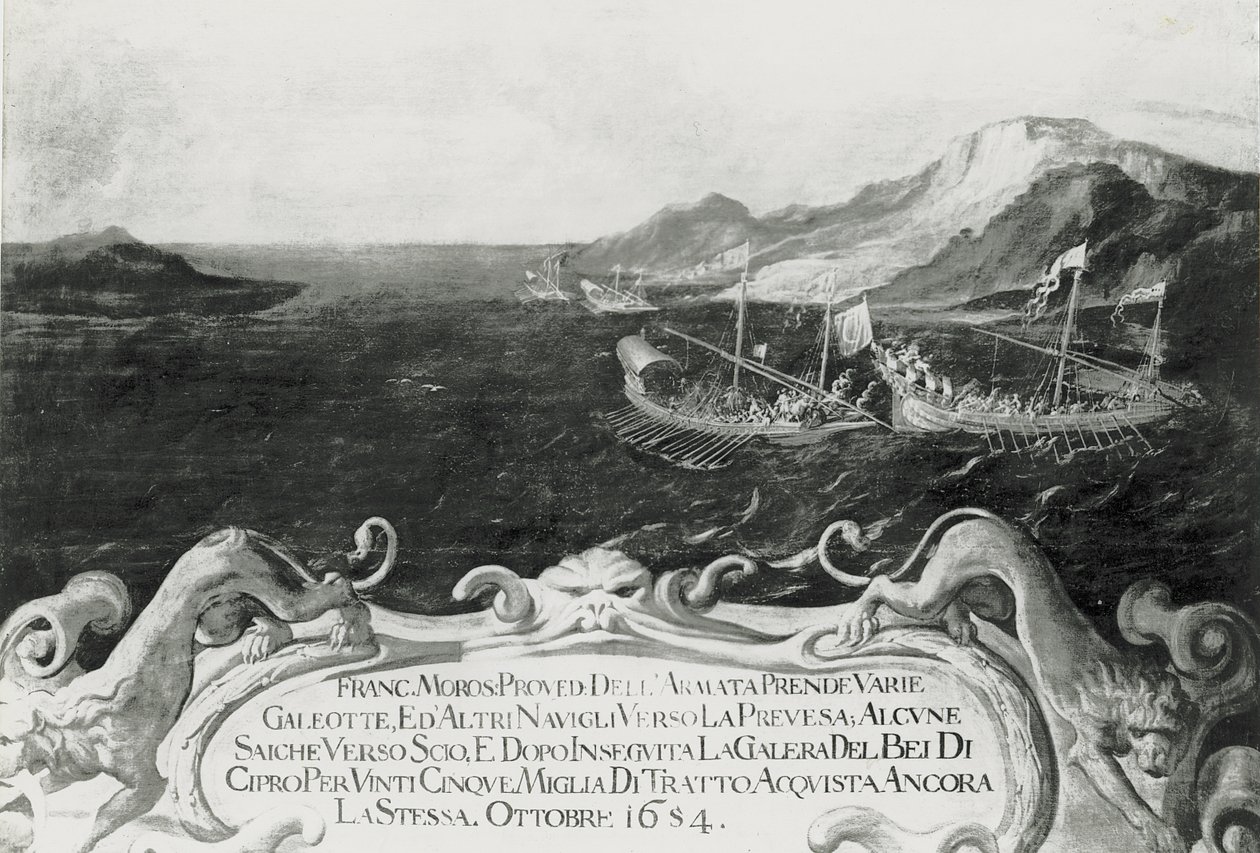 Francesco Morosini (1618-94) in an Incident off Cyprus, 1654 by Italian School