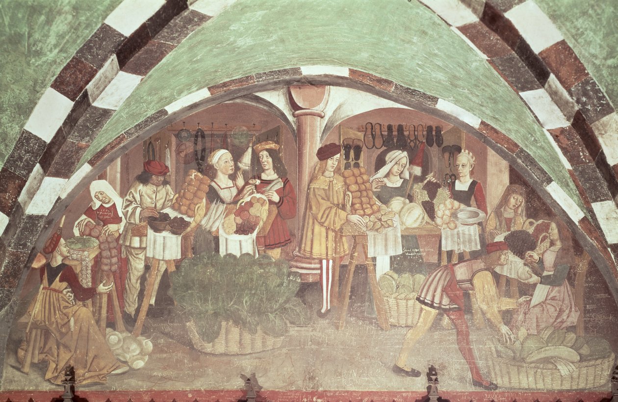 Fruit and Vegetable Market by Italian School