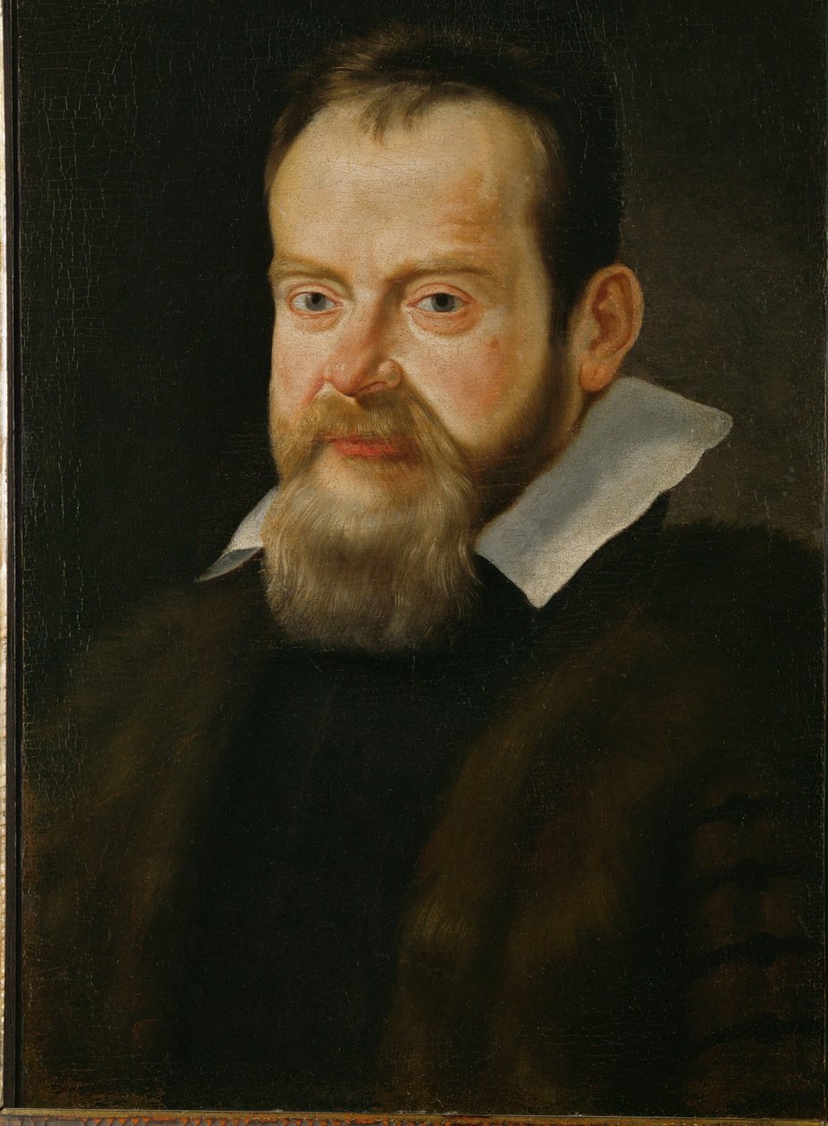 Galileo Galilei, Astronomer by Italian School