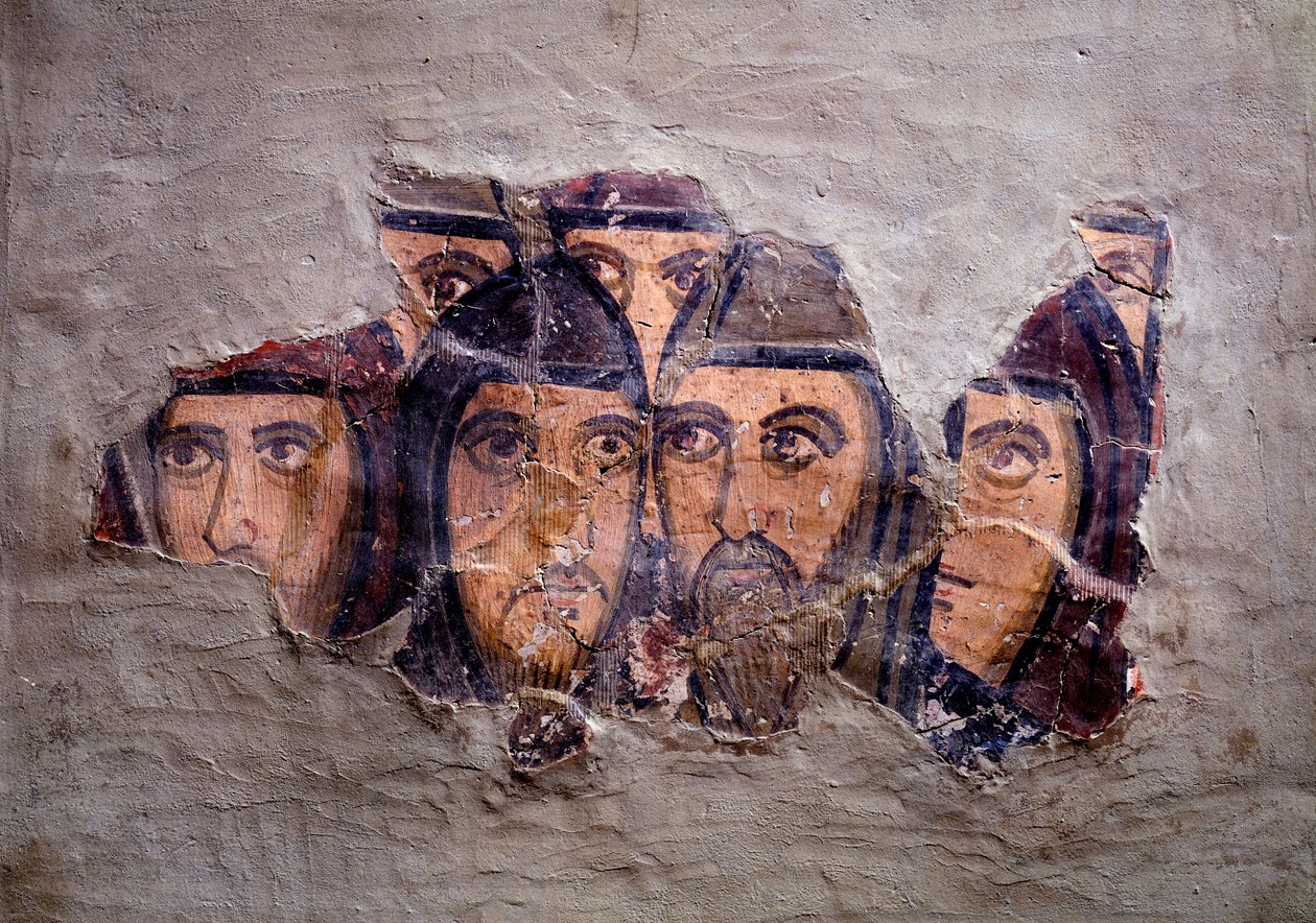 Heads of Oriental Monks by Italian School