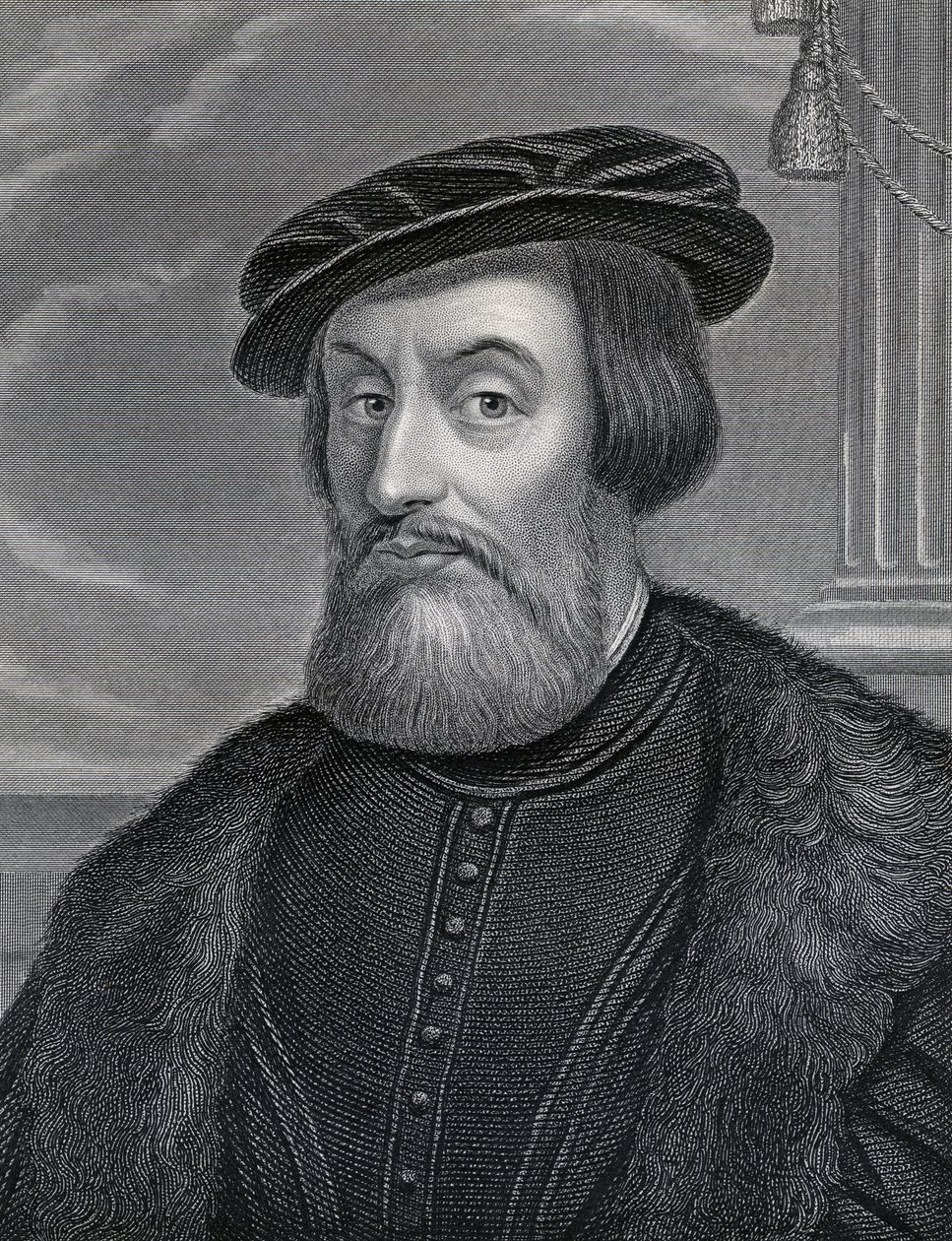 Hernan Cortes, engraved by William Holl by Italian School