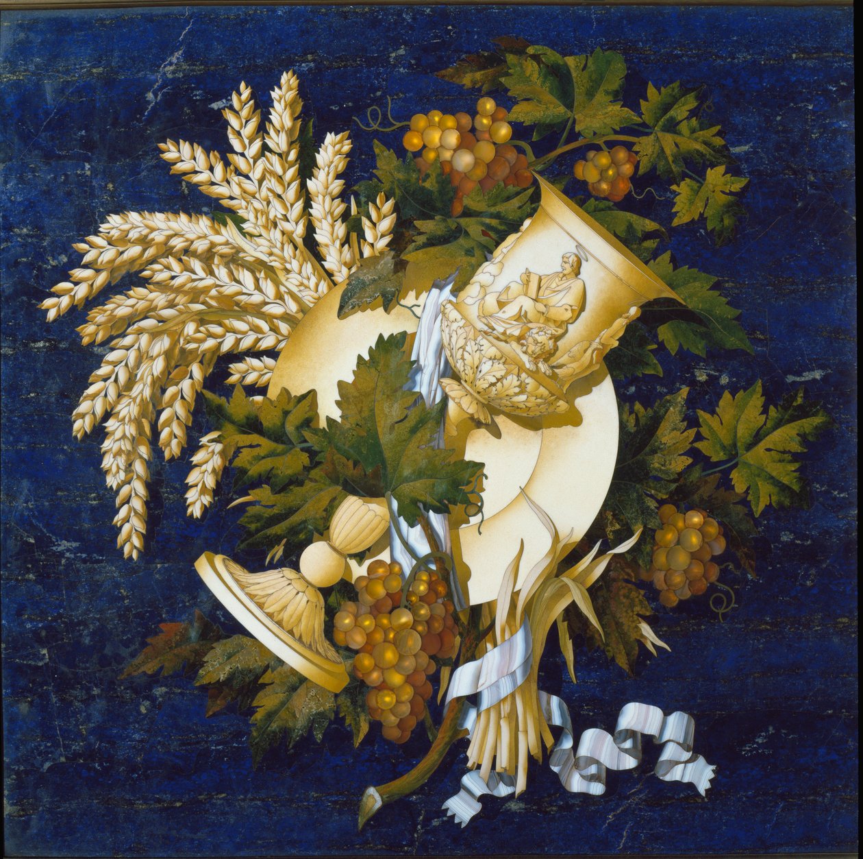 Inlaid marble by Italian School
