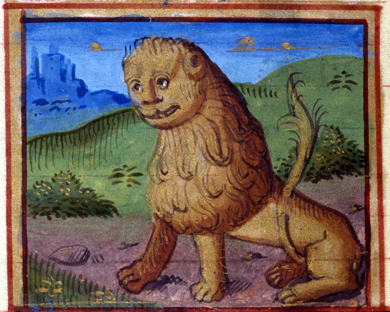 Italian Horoscope, mid-15th century by Italian School