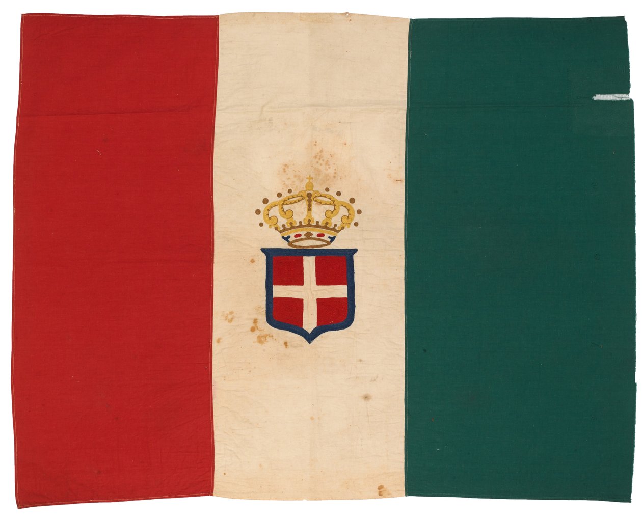 Italian Flag Captured by the King