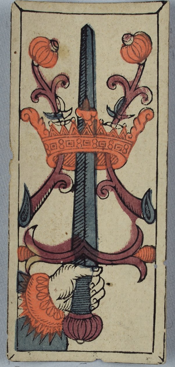 Italian playing card, 17th century by Italian School