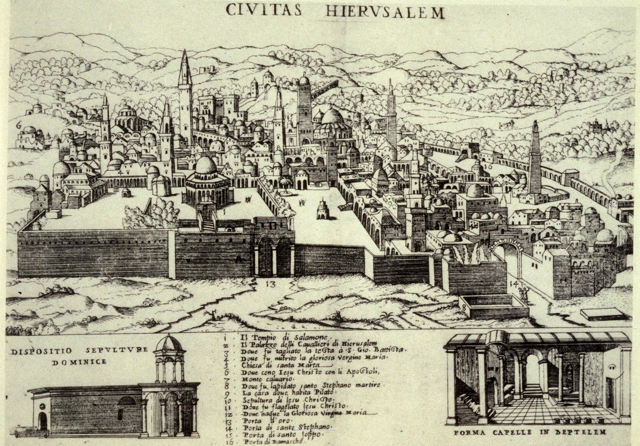 Jerusalem, 1581 by Italian School